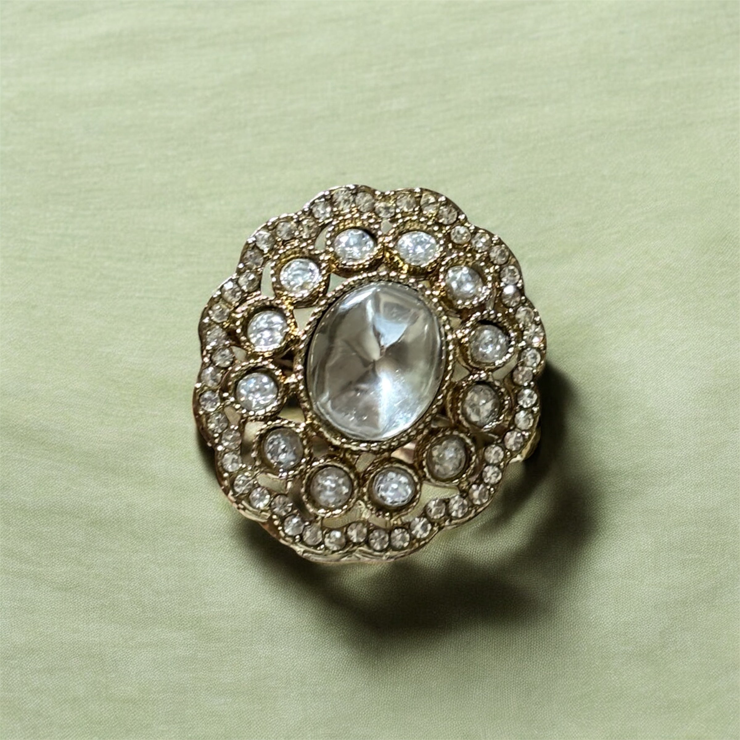 Kohinoor Kundan Ring