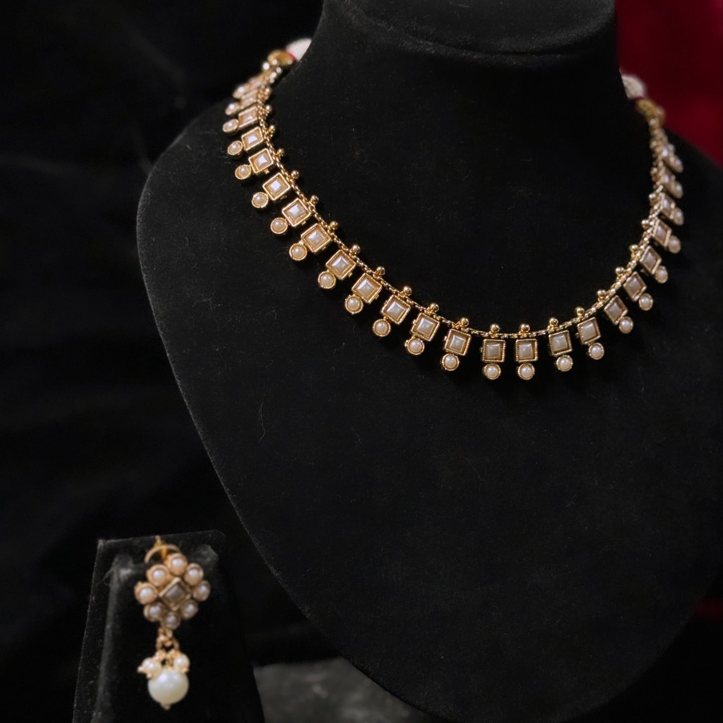 Padma Necklace in White