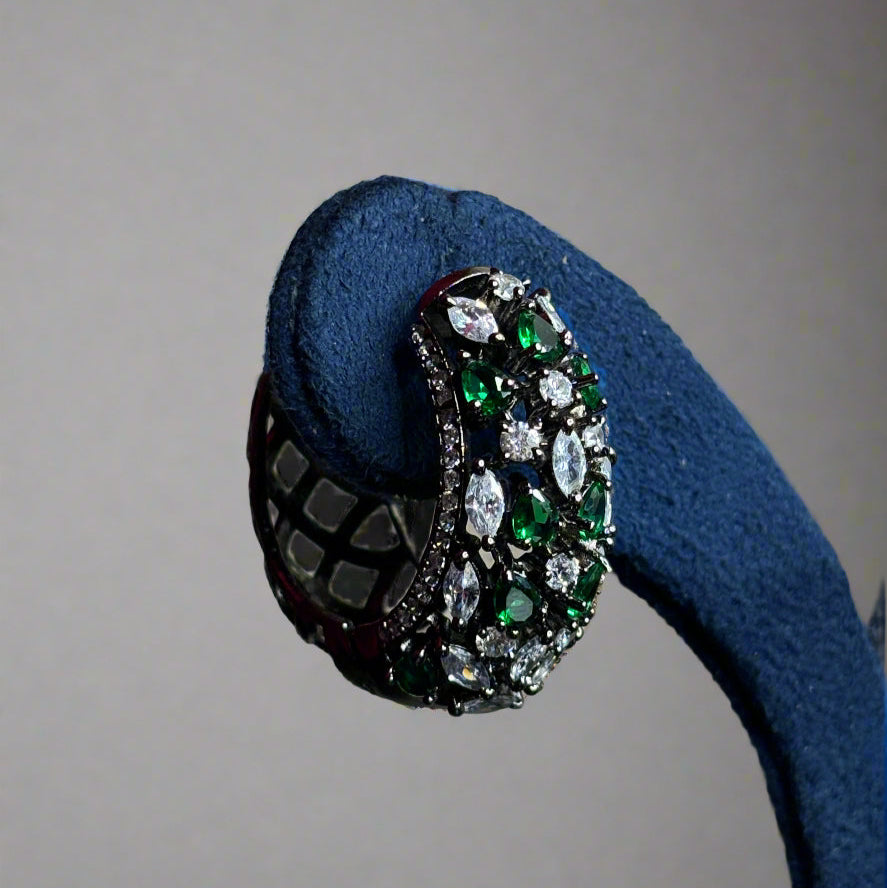 Haseen Hoops in Green