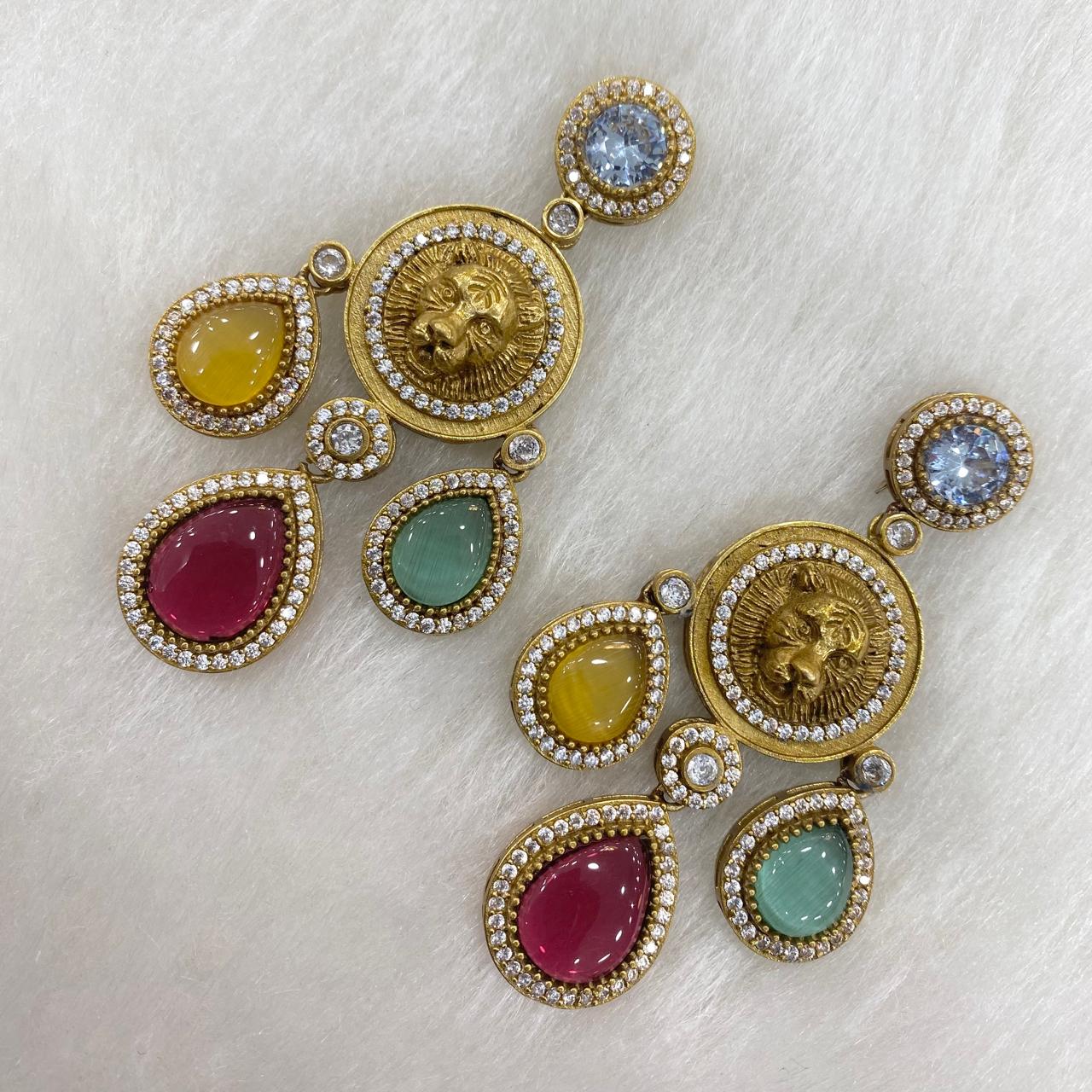 Sabya Statement Earrings in Multi