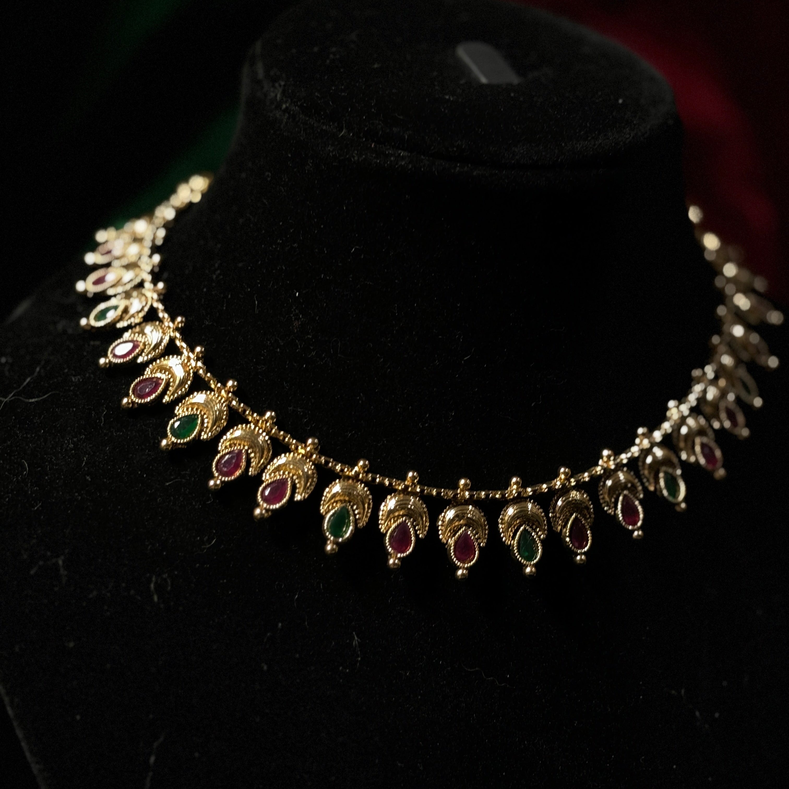 Sita Necklace in Pink & Green